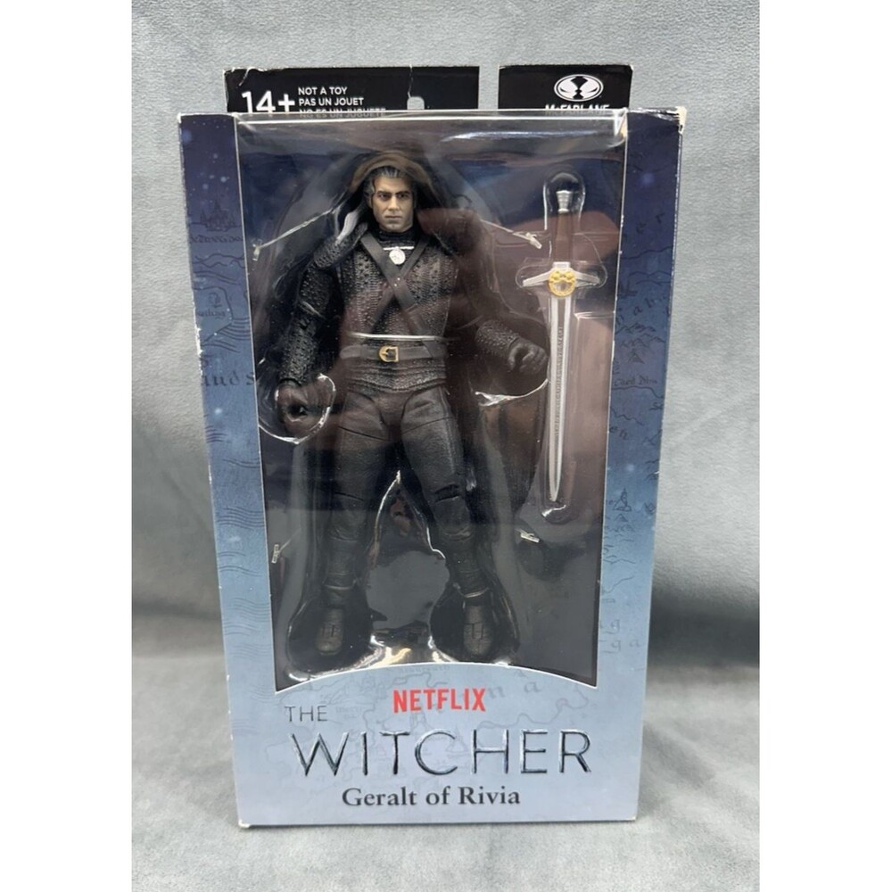 NEW McFarlane Toys The Witcher Geralt of Rivia Netflix Wave 1 7" Game Show